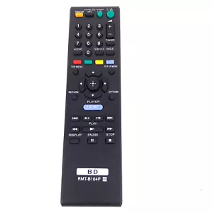 New Remote Control RMT-B104P For SONY Blu-ray DVD Player BDP-S360 BDP-S460 S470 - Picture 1 of 3