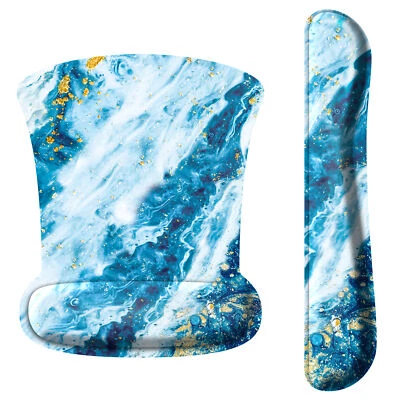 Mouse Pad with Wrist Support and Keyboard Wrist Rest Non-Slip Durable Mouse Pad - Image 1 of 4