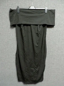 Club L Plus Bardot Midi Dress In Rib RRP £40 UK 18 LN110 AK 11 - Picture 1 of 4
