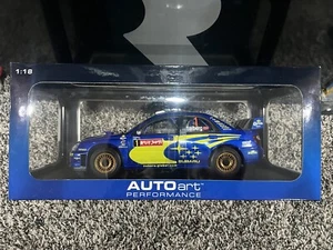 Autoart 1/18 Scale Diecast 80492 - Subaru Impreza WRC 2004 Solberg #1 Japan - Picture 1 of 5