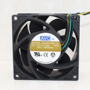 AVC Fan DA08038B12H 80x80x38mm 4-wire DC12V 0.85A 0M8041 M8041 for XPS 200 210 - Picture 1 of 1