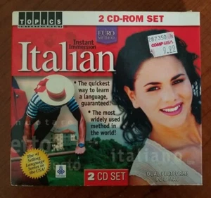 TOPICS Entertainment Instant Immersion Italian Language 2 CD Set - Picture 1 of 2