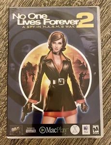 No One Lives Forever 2 A Spy In Harms Way Mac OSX Macplay NUEVO SELLADO Raro - Imagen 1 de 2
