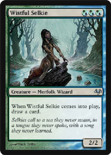 WISTFUL SELKIE Eventide MTG Magic the Gathering Cards DJMagic - Image 1 of 1