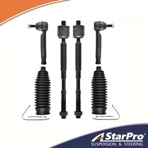 6pc Front Inner Outer Tie Rod Ends Link for 2003 - 2006 2007 2008 Toyota Corolla - Picture 1 of 10