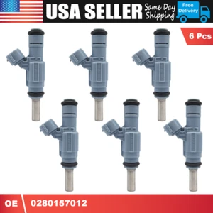6X Fuel Injector 022906031J 0280157102 For Audi TT Volkswagen Touareg 04-06 3.2L - Picture 1 of 12