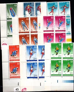 LG 4X ROMANIA 1987 - MNH - OLYMPICS - ICE HOCKEY - Picture 1 of 1