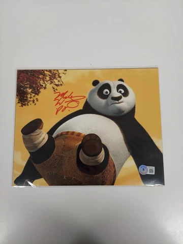 Mick Wingert Kung Fu Panda PO Signed 8 x 10  BAM BOX. Beckett COA CHASE VARIANT Cover