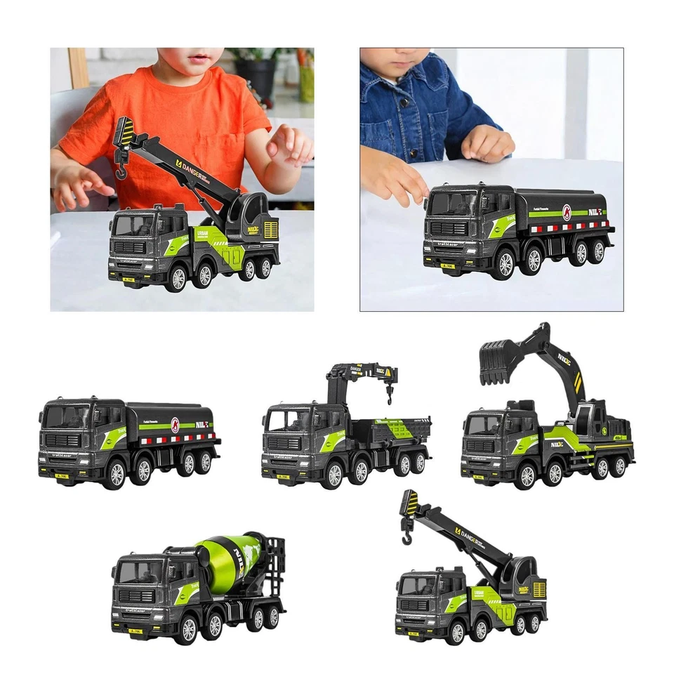 Modello di auto in metallo per simulazione di gru giocattolo per camion di - Immagine 1 di 1