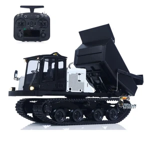 1/14 Super Frog Upgraded T14R Panther Hydraulic Tracked Dumper RC Metal Tipper - Picture 1 of 12