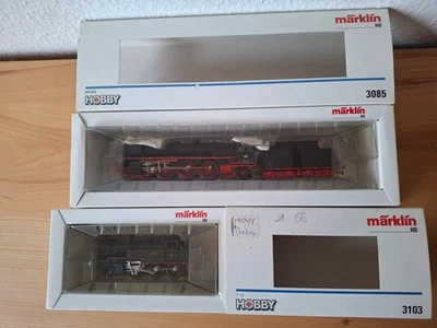 Digitalisiert Märklin Schlepptenderlok BR 003 und Tenderlok T12 3085 + 3103 OVP  - Bild 1 von 4