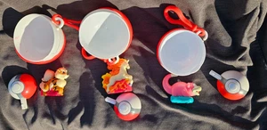 Pokemon Launchers 1999 Burger King Spielzeug - 3 Stück Arcanine - Rapidash & Slopoke - Bild 1 von 8