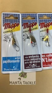 NEW 3 x Mepps Lure Aglia Comet Trout Perch Pike Spinners No 0 No 00 - Picture 1 of 1
