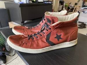 Zapatillas Converse X John Varvatos Pro Cuero Medio Borgoña Hombre’s 11 129626C - Imagen 1 de 8