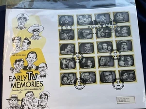 First day of issue Stamps Early Tv Memories 2009 - Picture 1 of 2