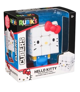 Official Rubik's Iconic Hello Kitty Fully Solvable Rubik's Cube- NEW - Picture 1 of 5