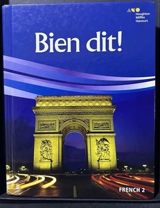 Bien Dit!: Student Edition - Hardcover - Level 2 -Houghton Mifflin Harcourt - VG - Picture 1 of 2
