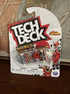 Tech Deck World Industries Devilman Gray Checkered Fingerboard New Ultra Rare - Picture 1 of 2