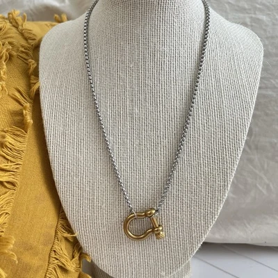 Mosquetón Soporte Collar Acero Inoxidable Mujer Joyería Foto 1 de 4