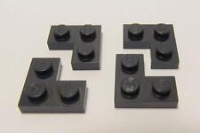 Lego 8 x Platte flach Eckplatte 2420  2x2 dunkelrot