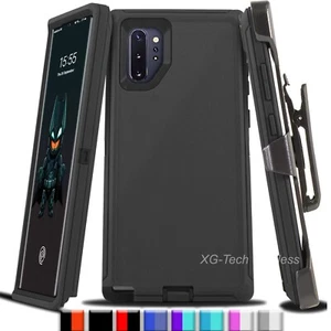 For Galaxy Note 10 10+ Plus Case Cover Shockproof Series Fits Defender Belt Clip - Picture 1 of 13