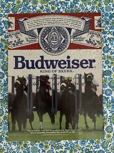 Anuncio impreso vintage de taza de criadores de cerveza Budweiser 1988 - Imagen 1 de 7