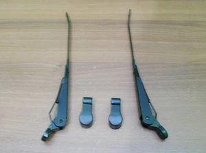 TOYOTA LAND CRUISER FJ40 FJ45 BJ40 BJ42 HJ45 WINDSHIELD WIPER ARM WITH COVER SET - Picture 1 of 4