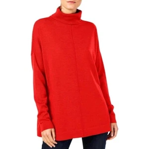 Eileen Fisher 100% Merino Wool Long Sleeve Turtleneck Knit Sweater Top Size XS - Picture 1 of 8