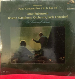 Beethoven Piano Concerto No.4 Artur Rubinstein Boston Symp Orch LP Vinyl Sealed - Imagen 1 de 2