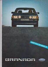 Ford Granada Prospekt 1984 (08.1983) niemiecki tekst z kartą danych