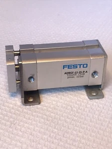 FESTO 25MM STROKE PNEUMATIC CYLINDER ADNGF-12-25-P-A - Picture 1 of 4