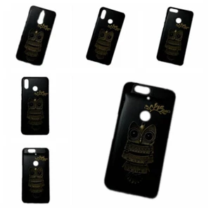 For Huawei 6P Nova 2i P8 P9 P10 Y9 Honor 9 7X 3D Cute Retro Owl Hard Back Case - Picture 1 of 9
