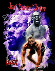 Jon Bones Jones 4LUVofMMA Poster neu MMA Wandkunst - Bild 1 von 5