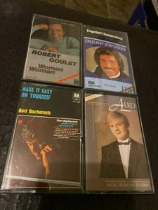 4 cassettes Engelbert Humperdinck Burt Bacharach Aled Jones Robert Goulet pop - Picture 1 of 4