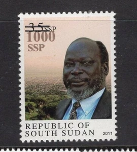 SOUTH SUDAN 2017 NH Scott 27 1000 SSP Surcharge on Dr Garang - Free USA Shipping - Picture 1 of 1