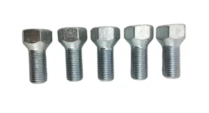 For 1935-1954 Chrysler DeS 6-Cyl Left Hand Thread Wheel Hub Lug Bolts Set of 5 - Picture 1 of 4