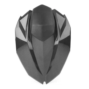 Carbon Fiber Look Rear Passenger Cowl Seat Back Cover Fit Kawasaki Z800 2013-16 - Picture 1 of 4