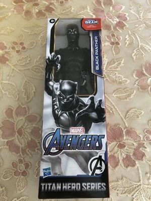 Marvel Avengers Titan Hero Series Blast Gear Black Panther 12” - Image 1 of 2