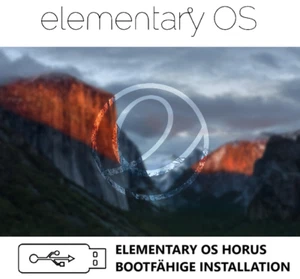 ELEMENTARY OS HORUS LINUX 8.0 BOOTFÄHIGE INSTALLATION 64-BIT IM USB FORMAT! - Bild 1 von 1