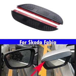 Tira decorativa ceja lluvia espejo retrovisor 2 coches para Skoda Fabia 2015-2025 - Imagen 1 de 8