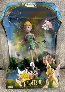 Disney Fairies Collection Tinkerbell Porcelain Doll Brass Key Keepsakes 2008 - Picture 1 of 11