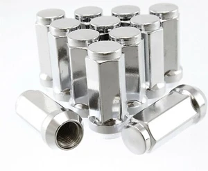 (20) Trucks 2" Tall Chrome Acorn Lugs Fits Ram 1500 Durango Dakota 9/16" - Picture 1 of 3