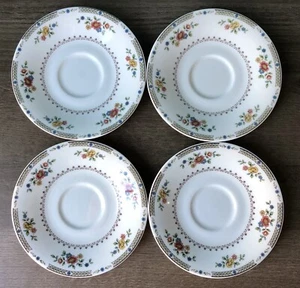 (4) Vintage Royal Doulton Fine China KINGSWOOD 6" Saucers England TC1115 - Picture 1 of 2