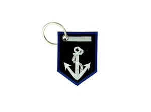 portachiavi bandiera ricamato patch toppe toppa anchor maritima ancoraggio barca - Foto 1 di 1