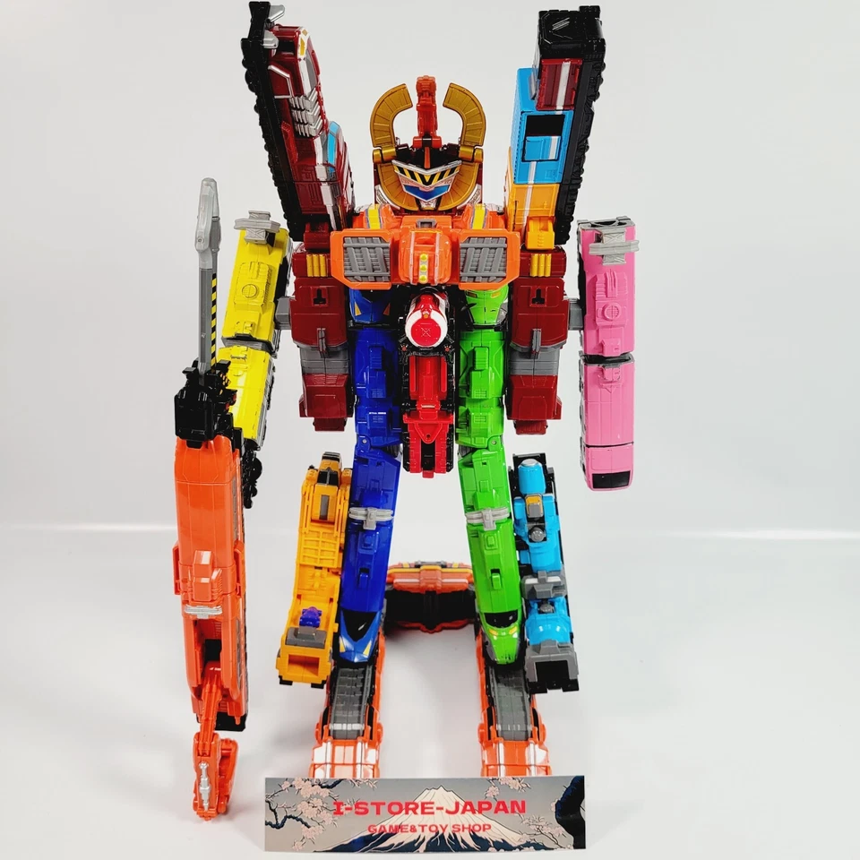 Power Rangers Toqger DX Build Dai-Oh & Toq-Oh & Diesel-Oh Set Megazord BANDAI Foto 1 de 4