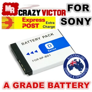 NP-BD1/BD-1/NPBD1 Battery for SONY Cyber-shot DSC-T90/T900/T900B/T900R/T90B/T90L - Picture 1 of 1