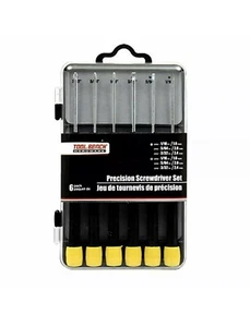 Precision SCREWDRIVER SET 6 piece Jewelers KIT 3 slotted + 3 phillips small Mini - Picture 1 of 2