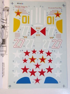 SuperScale Decal Sheet 1:48 Scale Lavochkin La-5 FN & La-7 # 48-428 - Picture 1 of 4