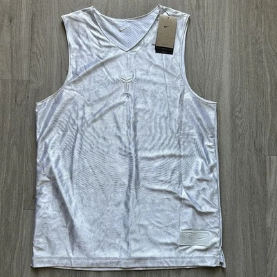 Camiseta Nike Kobe Reversible Dri-FIT Halo Mamba Blanca FZ0934-100 Talla Mediana Foto 1 de 4