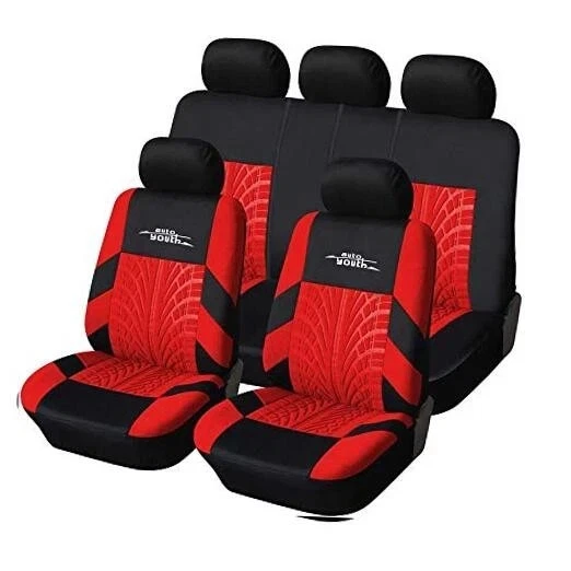 Car Seat Covers Full Set, Front Bucket Seat Covers with Split Bench Car ... - Image 1 of 1